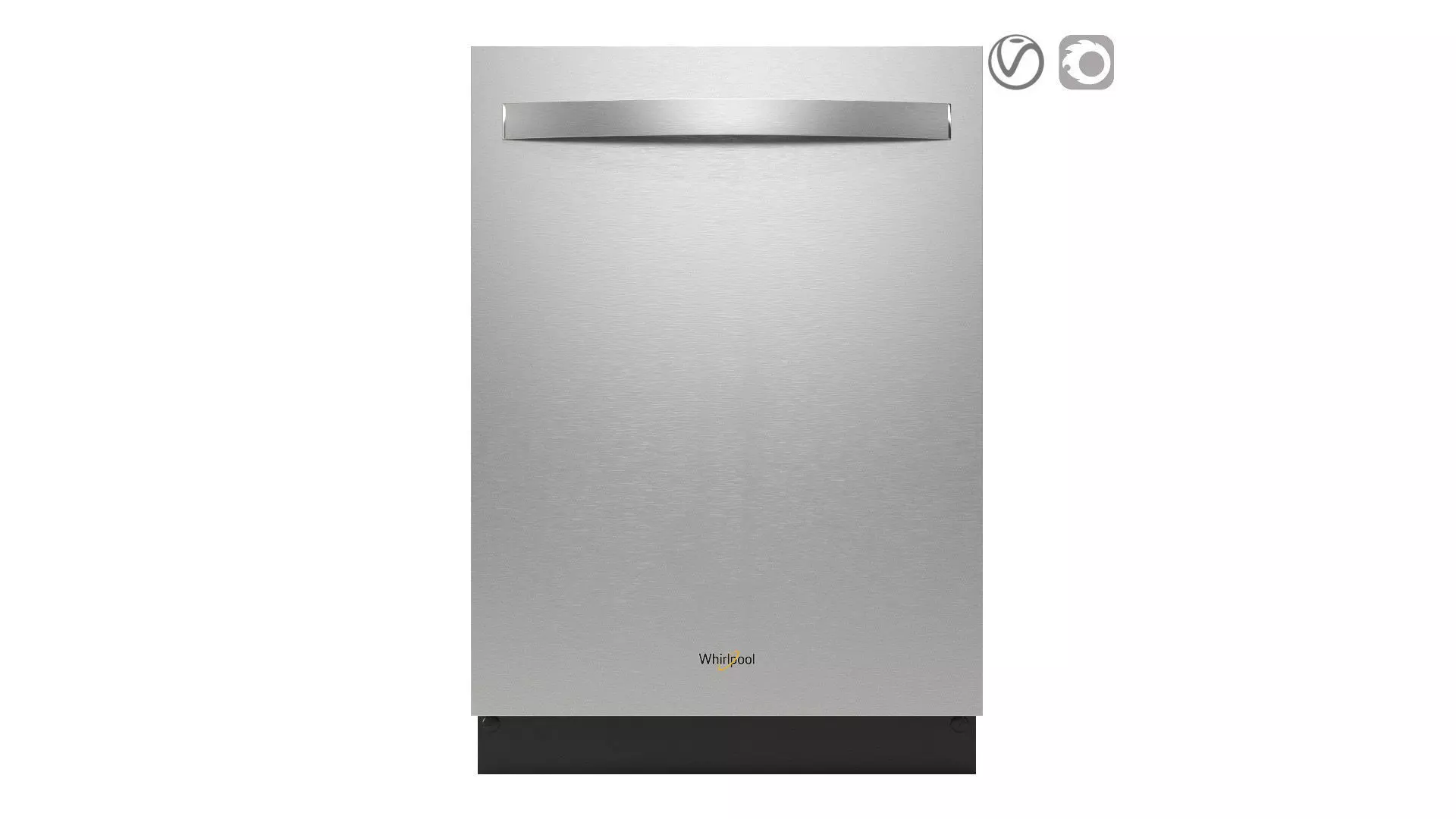 Built-in Whirlpool Dishwasher 3D model