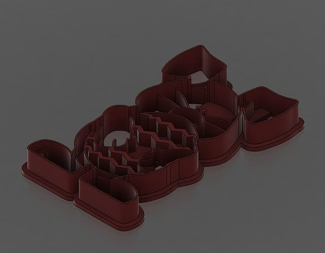 Easter bunny cookie cutter Free 3D print model