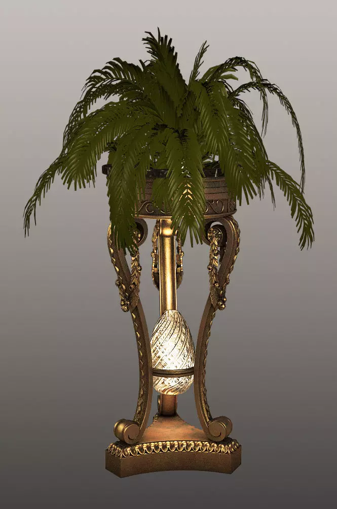 classic lamp  3D model_0
