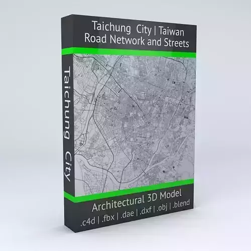 Taichung City Road Network and Streets