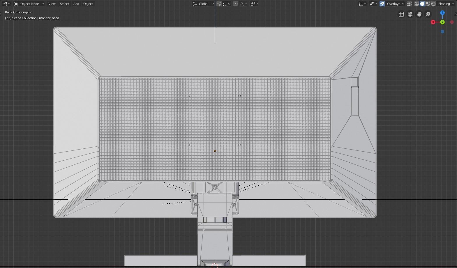 Generic LCD monitor 3D model_14