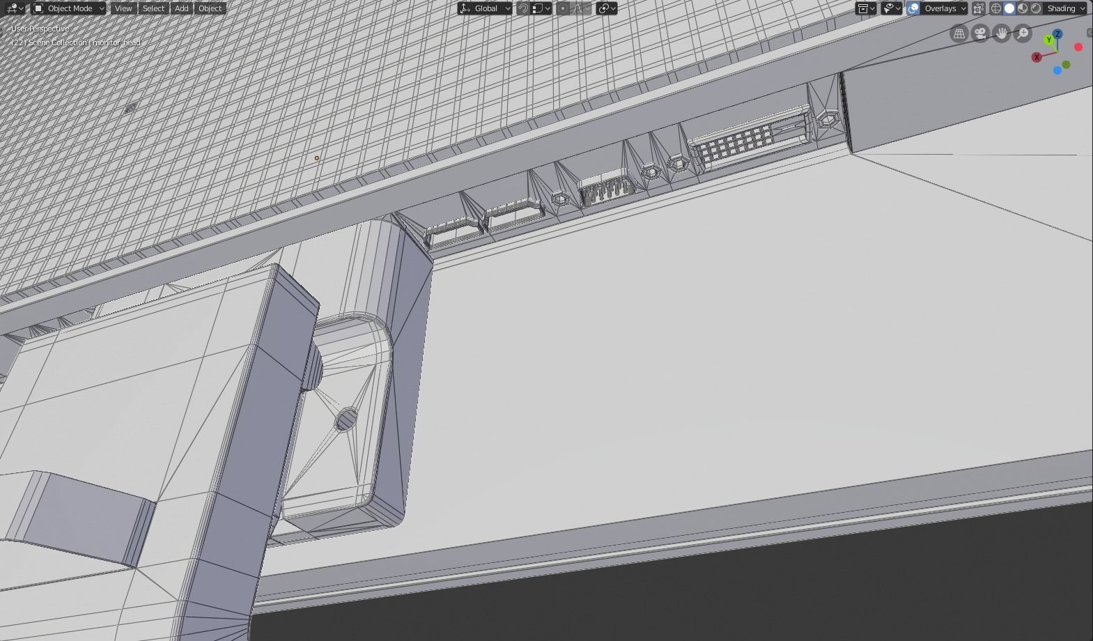 Generic LCD monitor 3D model_12