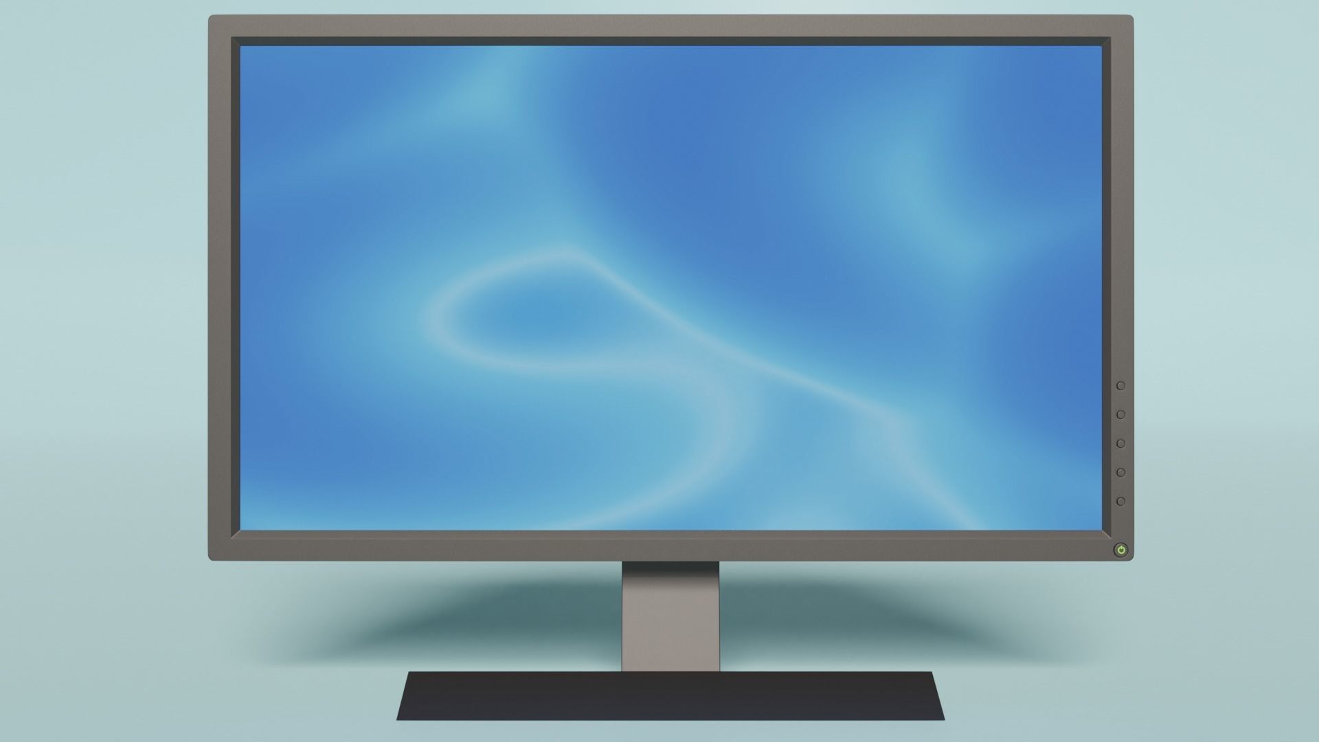 Generic LCD monitor 3D model_2
