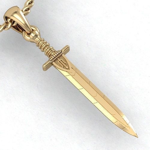  beautyful  pendant sword 3D print model