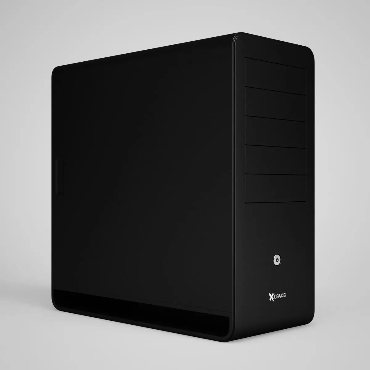 CGAxis PC Case 02 3D model