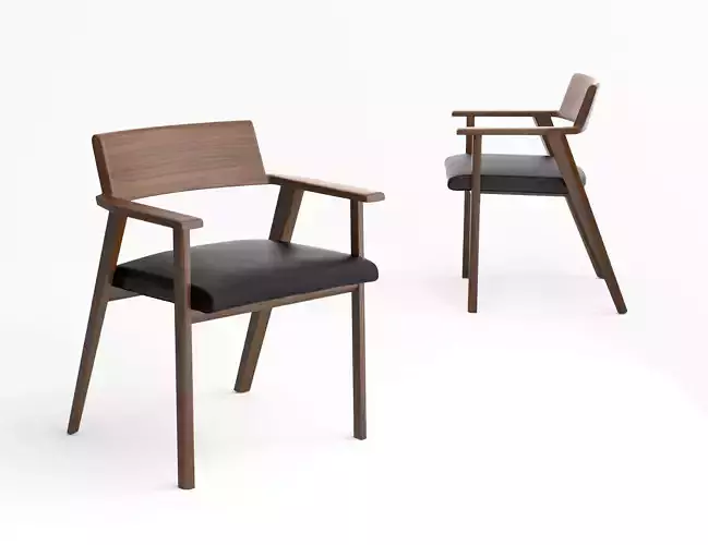 Bassam Fellows Wedge side chair