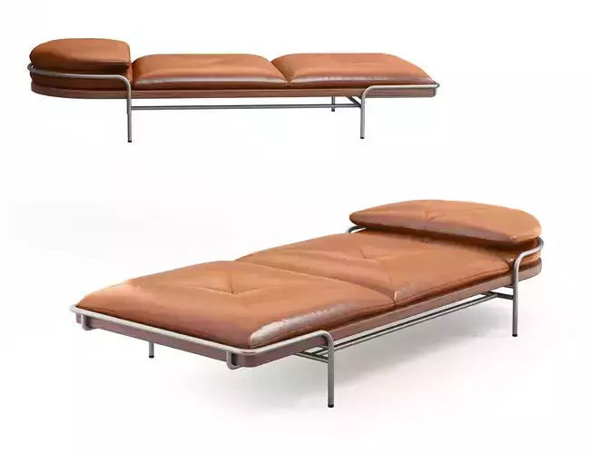 Bassam Fellows CB-457 Geometric Daybed  3D model