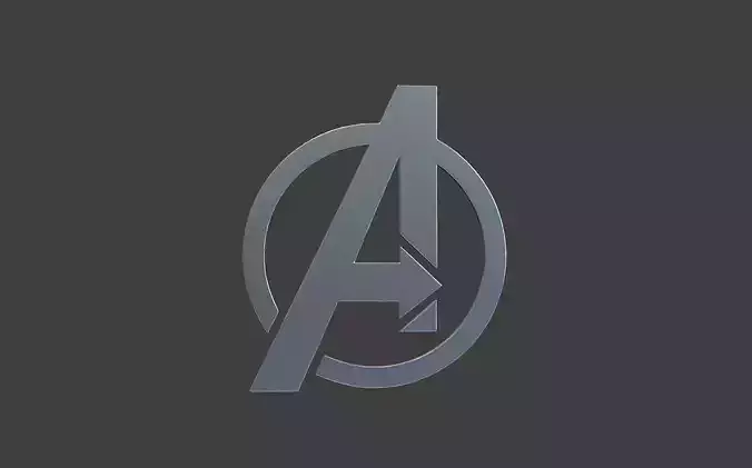 Avenger Logo 3D print model 3D print model