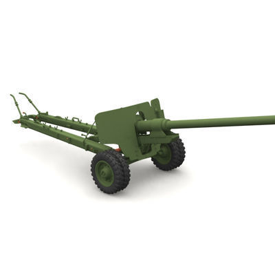 Bs3 antitank no map 3D model_1