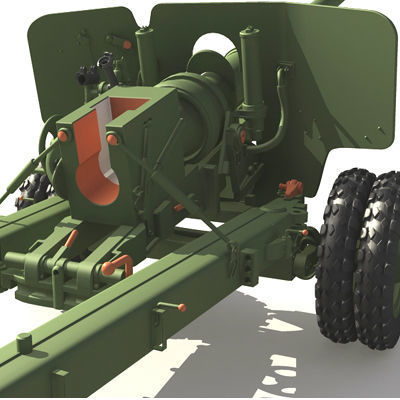 Bs3 antitank no map 3D model_6