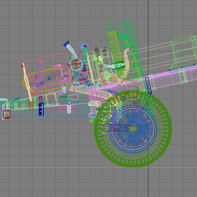 Bs3 antitank no map 3D model_15