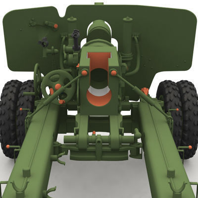 Bs3 antitank no map 3D model_3