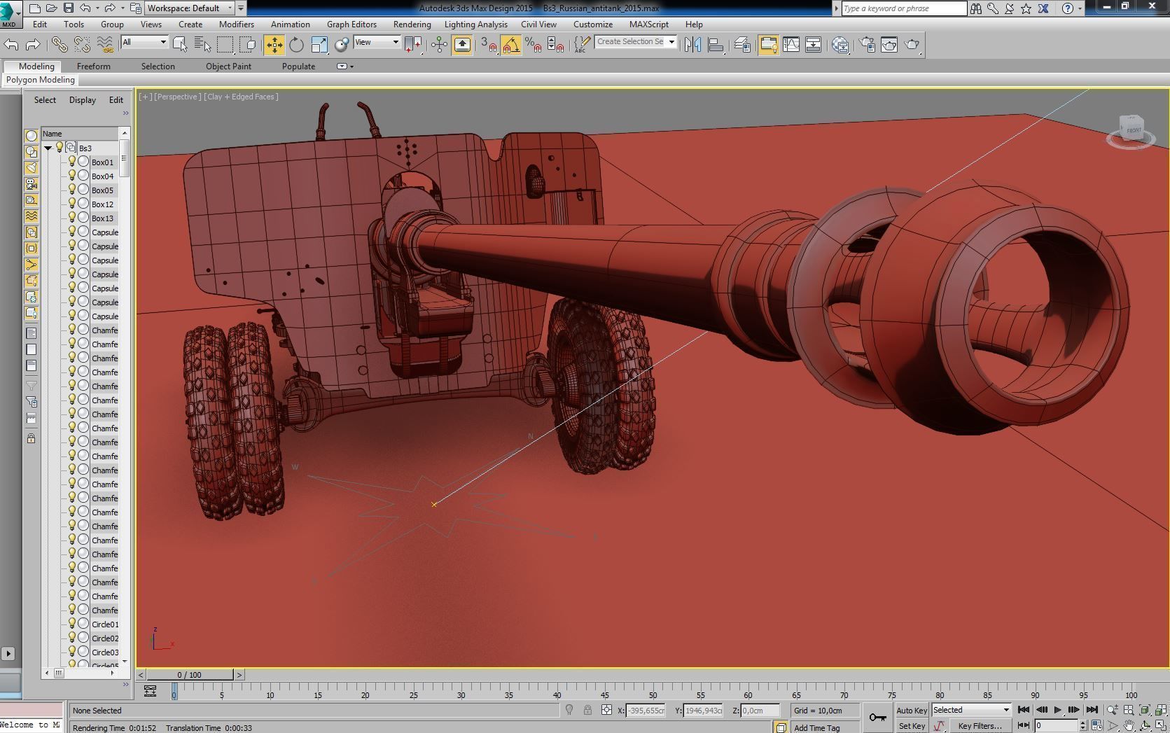 Bs3 antitank no map 3D model_11