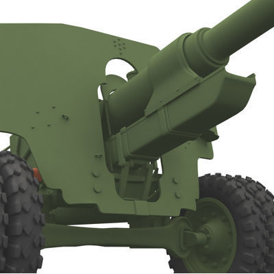 Bs3 antitank no map 3D model_4