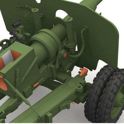 Bs3 antitank no map 3D model_7