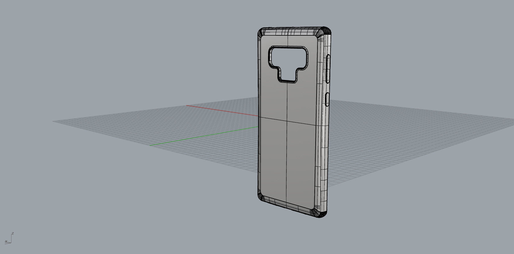 Samsung Galaxy Note 9  Red case 3D print model_12