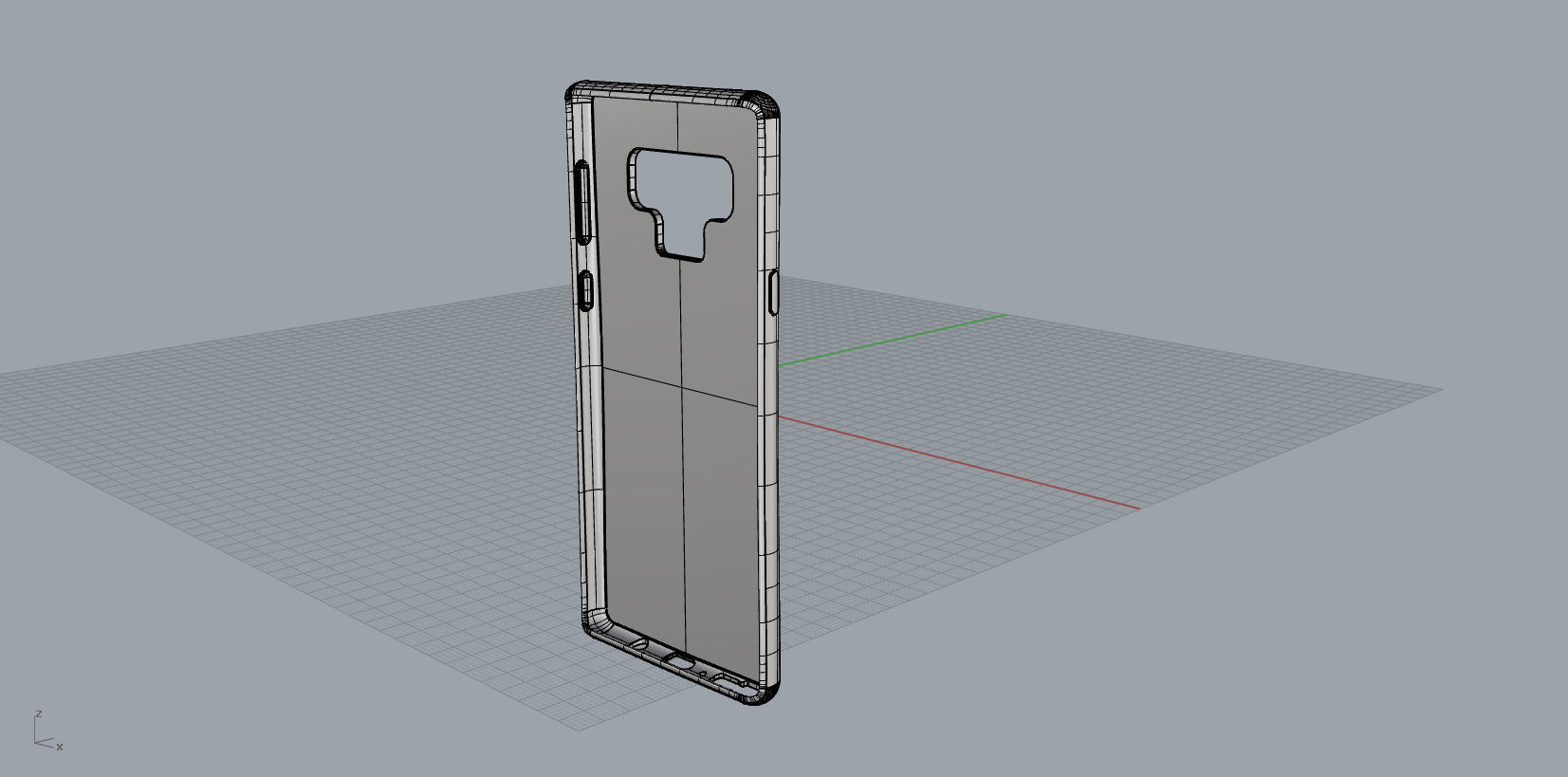 Samsung Galaxy Note 9  Red case 3D print model_13