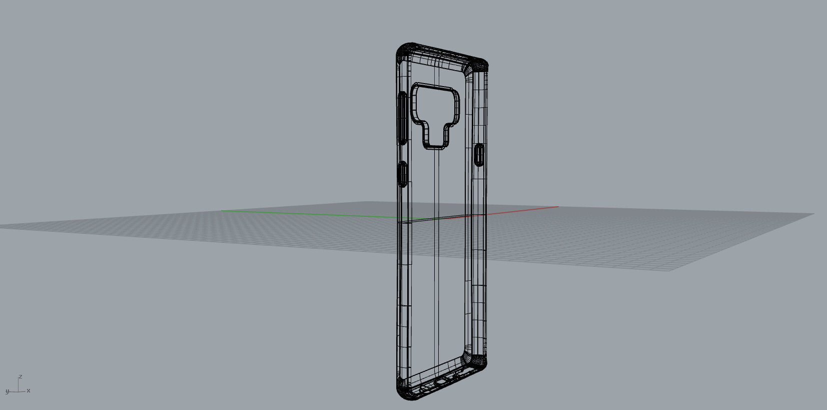 Samsung Galaxy Note 9  Red case 3D print model_24