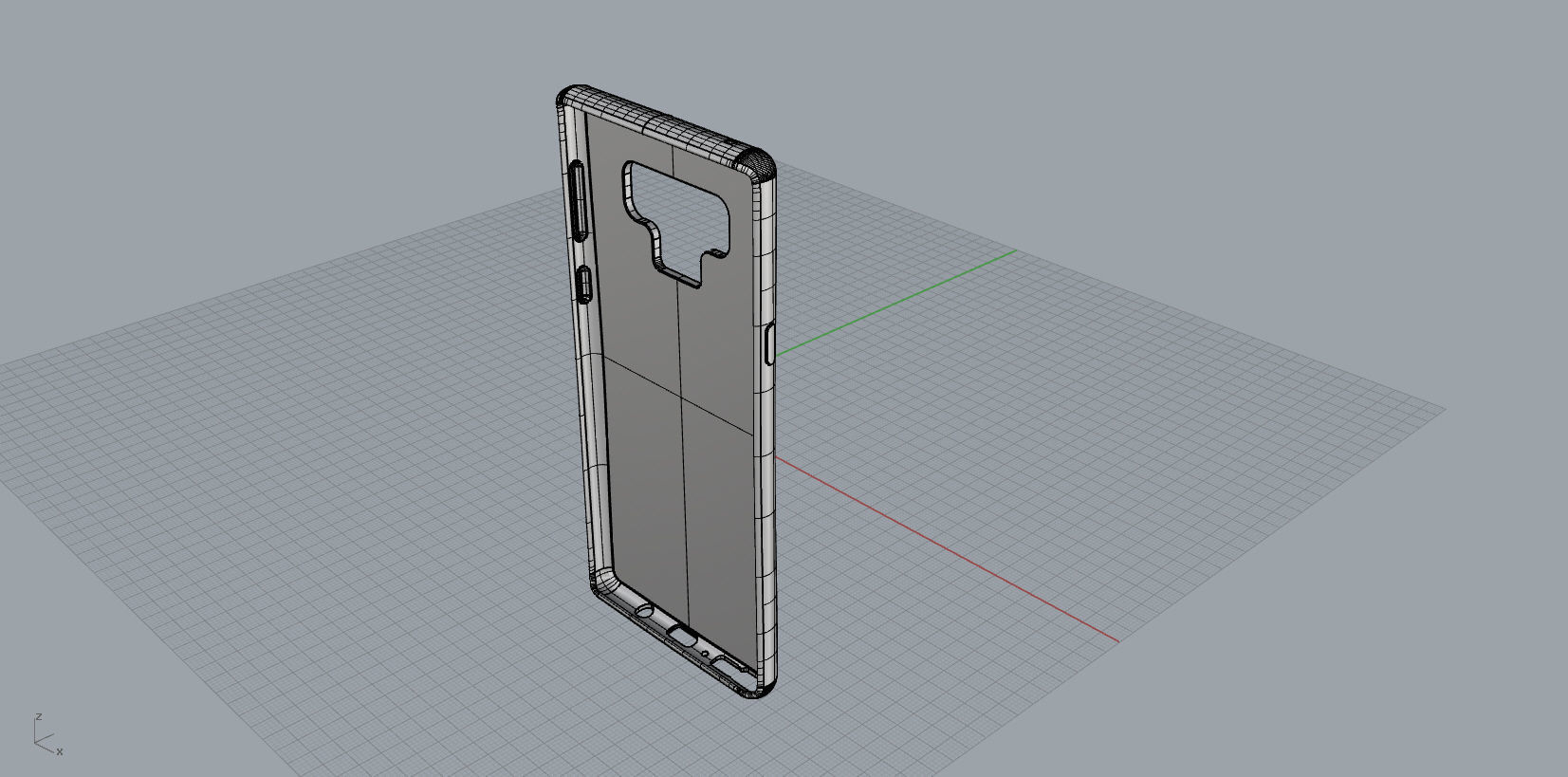 Samsung Galaxy Note 9  Red case 3D print model_17