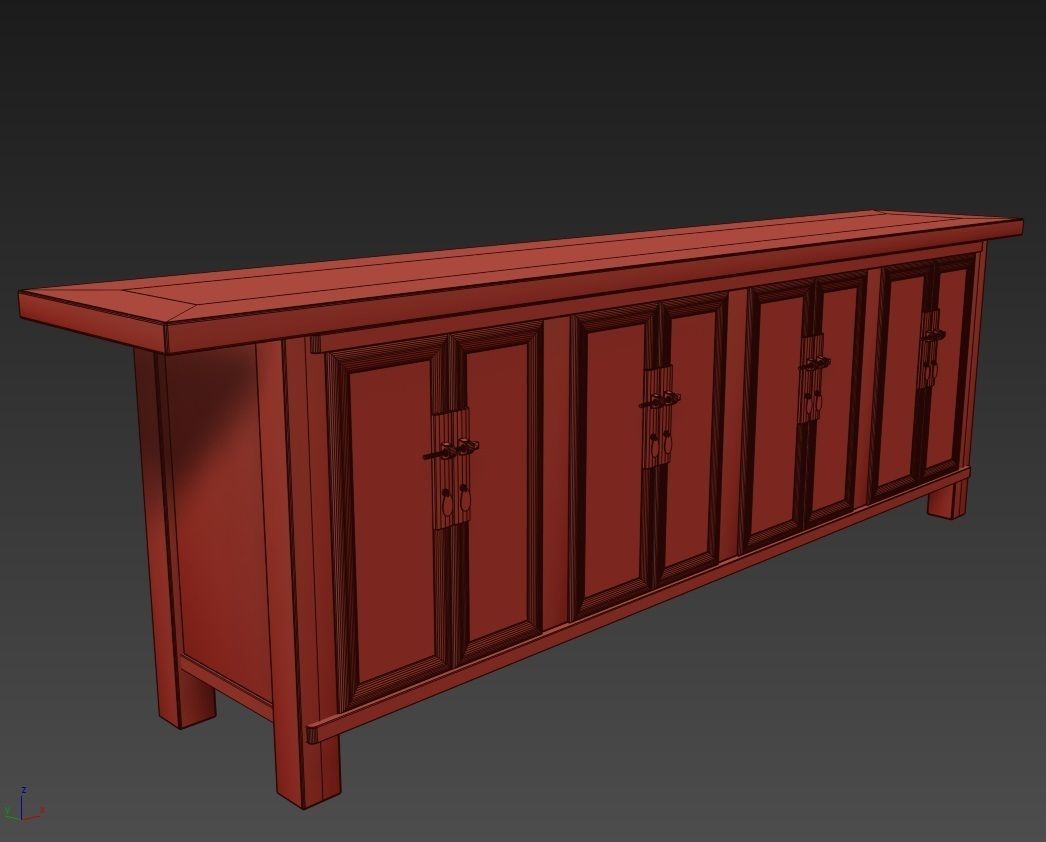 Commode 2 sideboard 3D model_3