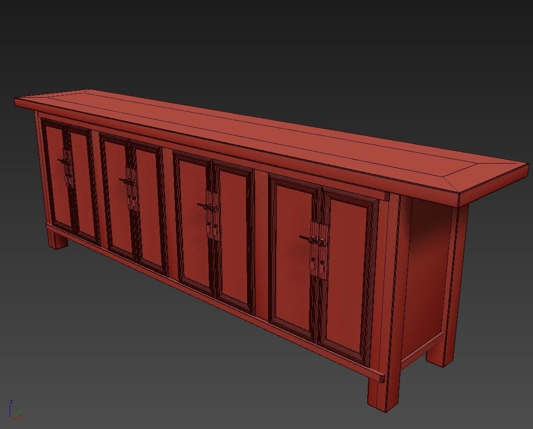 Commode 2 sideboard 3D model_4