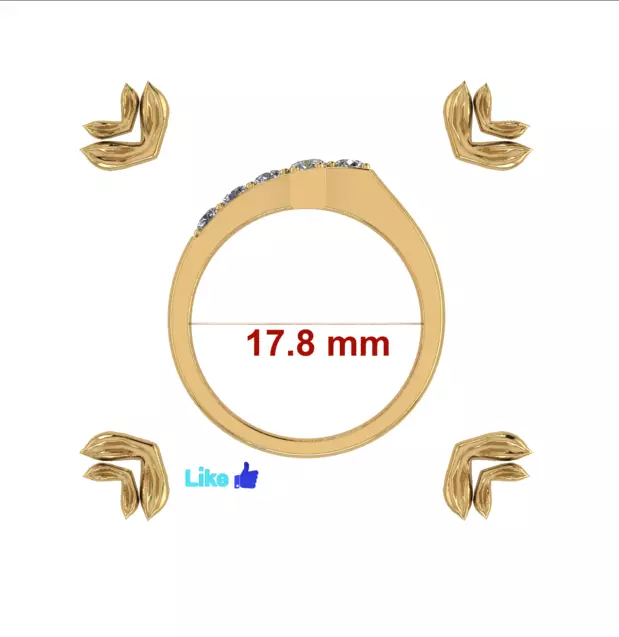 Diamond Ring 5 Free Free 3D print model