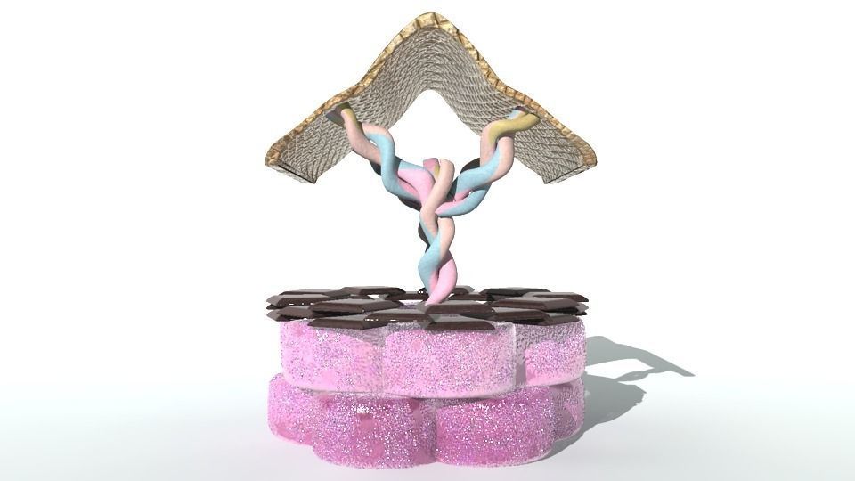 Candy well 3D model_1