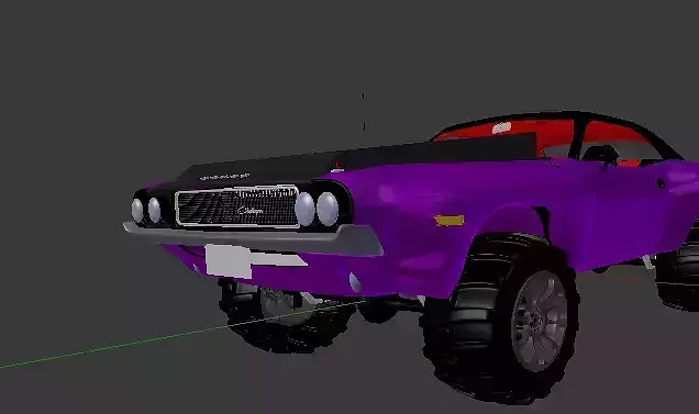 1970 4X4 Widebody Offroad Dodge Challenger Free 3D model