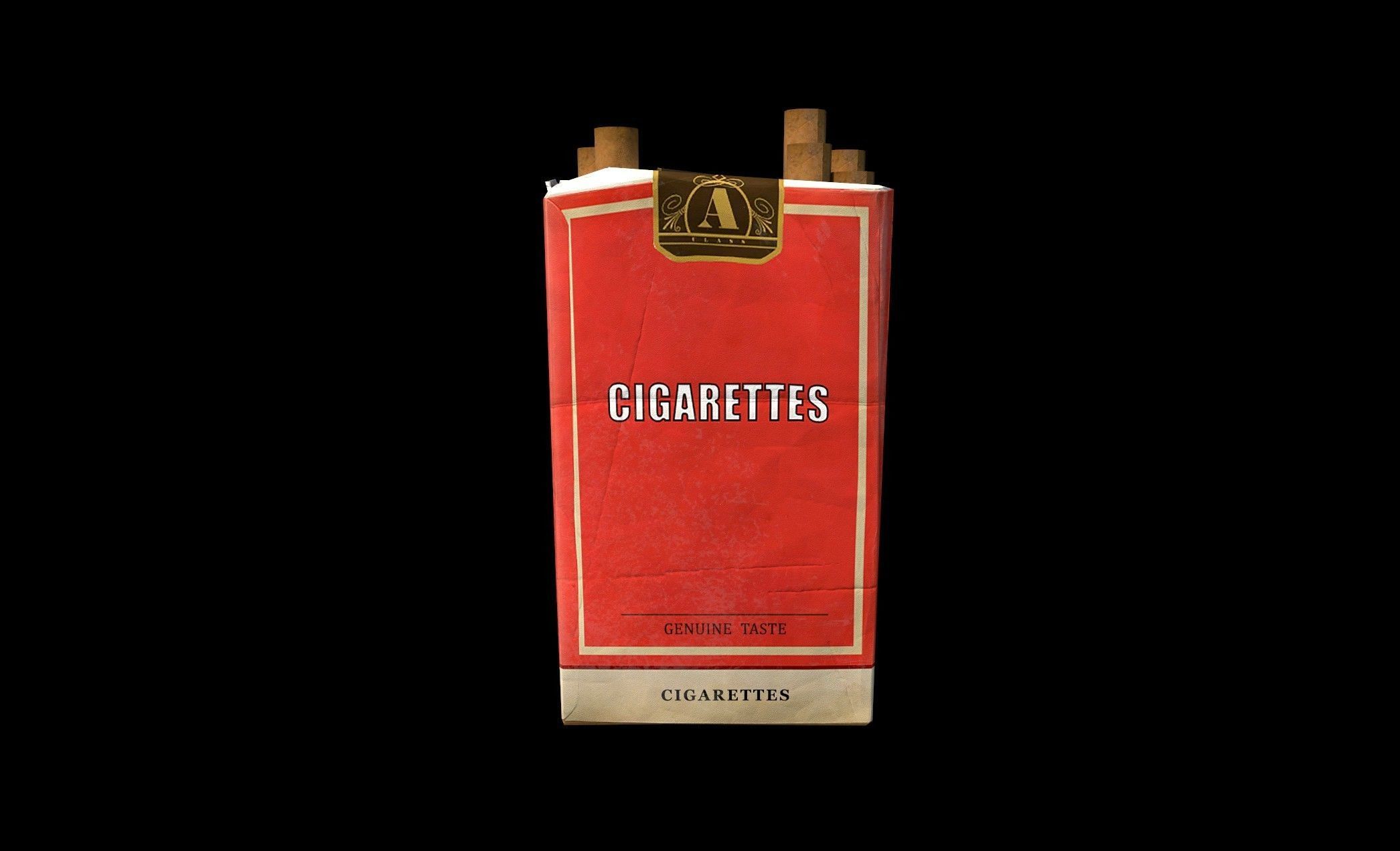 Cigarette Box - PBR - Textured Low-poly 3D model_10