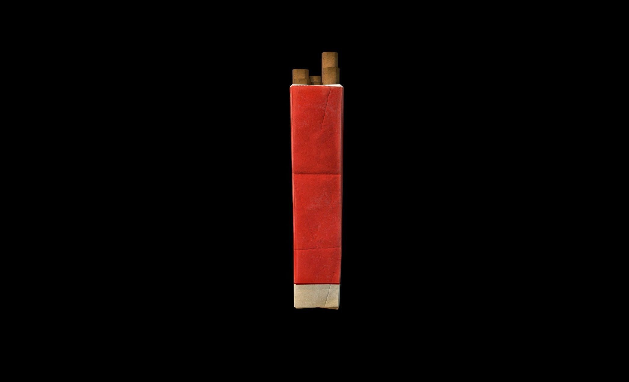 Cigarette Box - PBR - Textured Low-poly 3D model_3