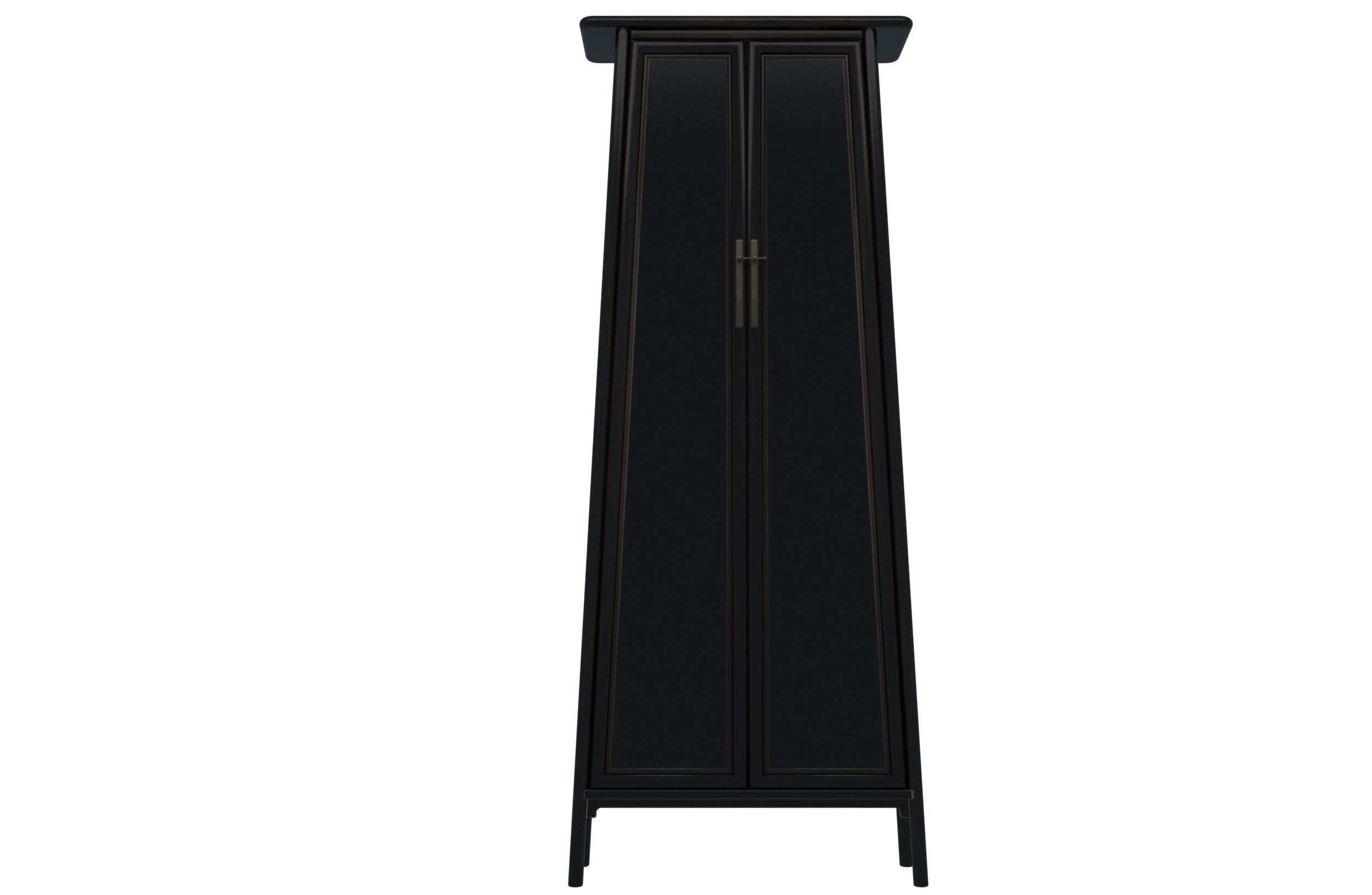 Wardrobe 1 tall cabinet 3D model_4