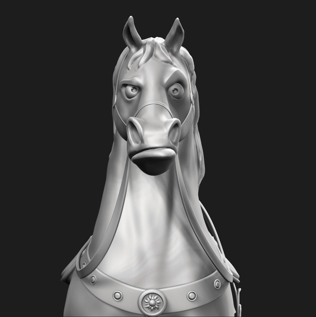 Maximus from Tangled 3D print model_1