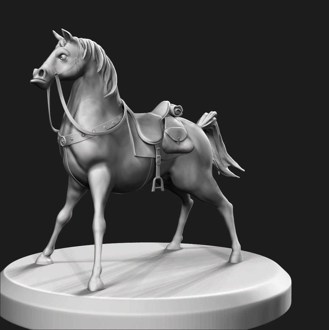 Maximus from Tangled 3D print model_2