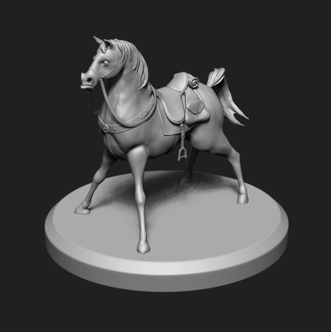 Maximus from Tangled 3D print model_4