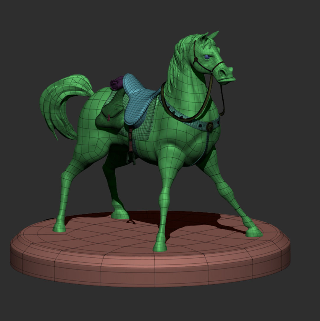 Maximus from Tangled 3D print model_6