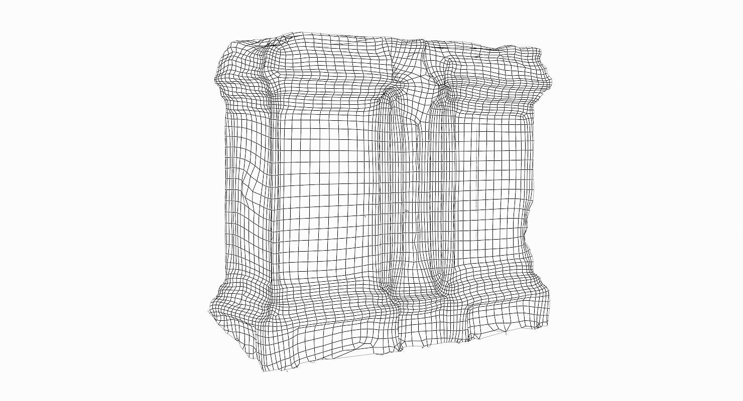 Tombstone roman tomb Low-poly 3D model_2