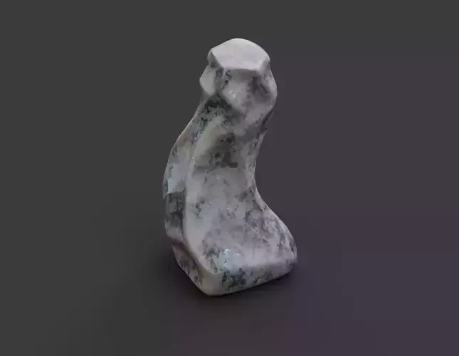 Iceberg marble sculpture