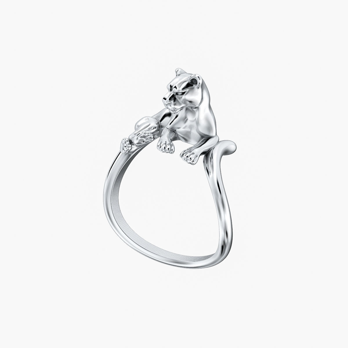Ring Lioness V1 3D print model_9