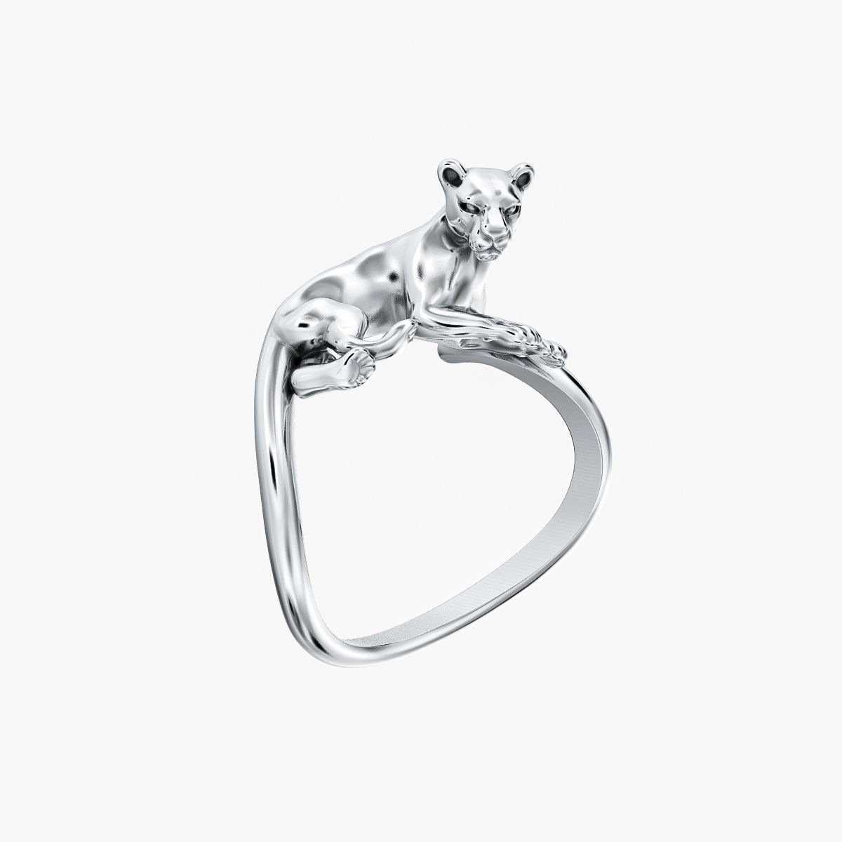 Ring Lioness V1 3D print model_8