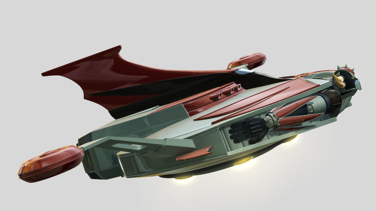 Grendizer 3D model sci-fi gun 3D model_6