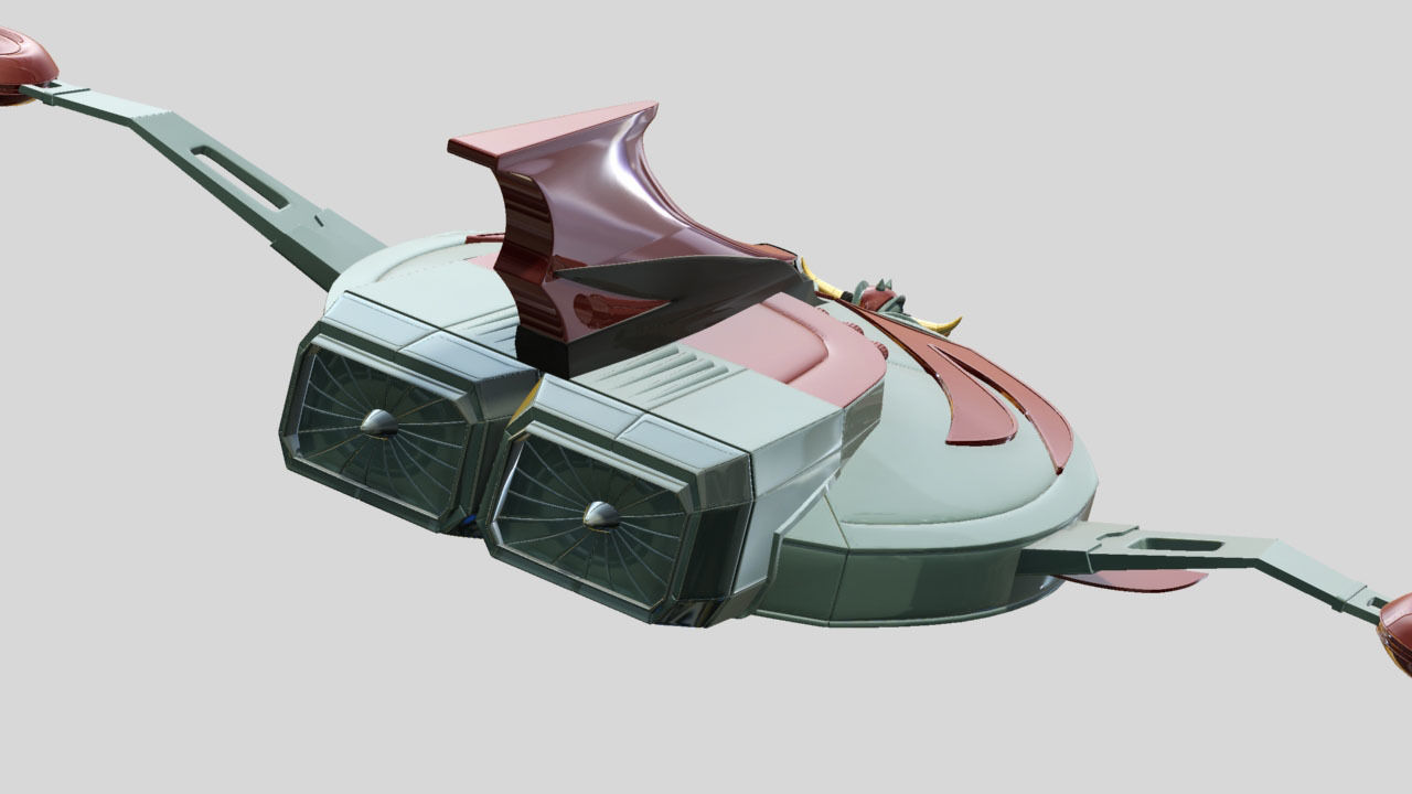 Grendizer 3D model sci-fi gun 3D model_3