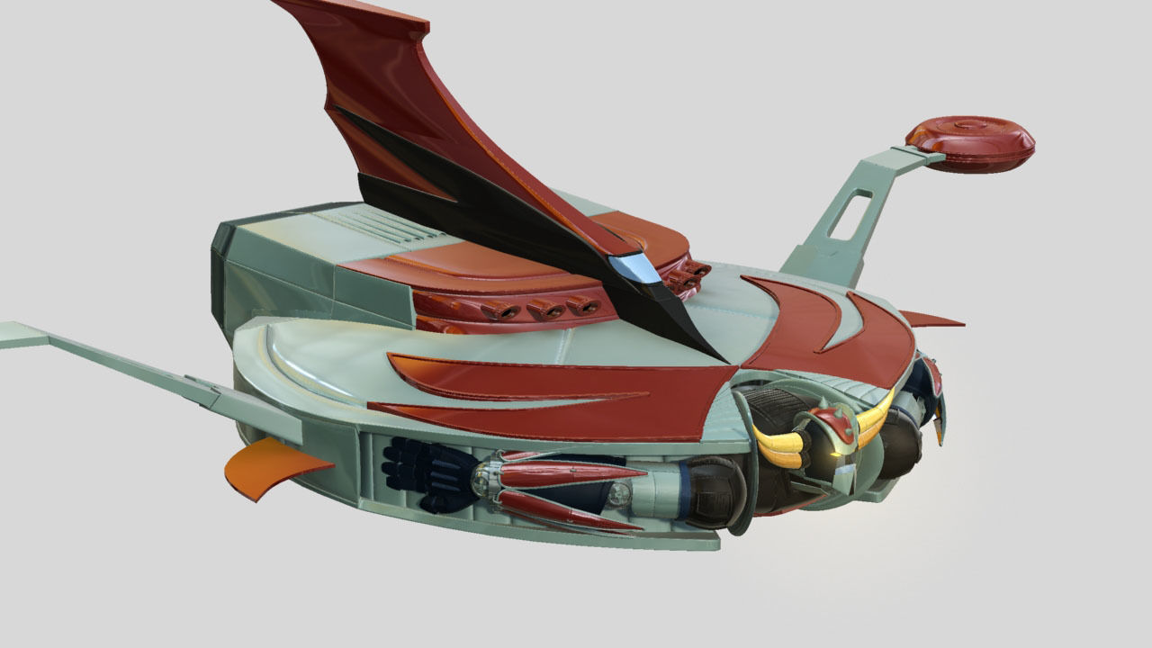 Grendizer 3D model sci-fi gun 3D model_5