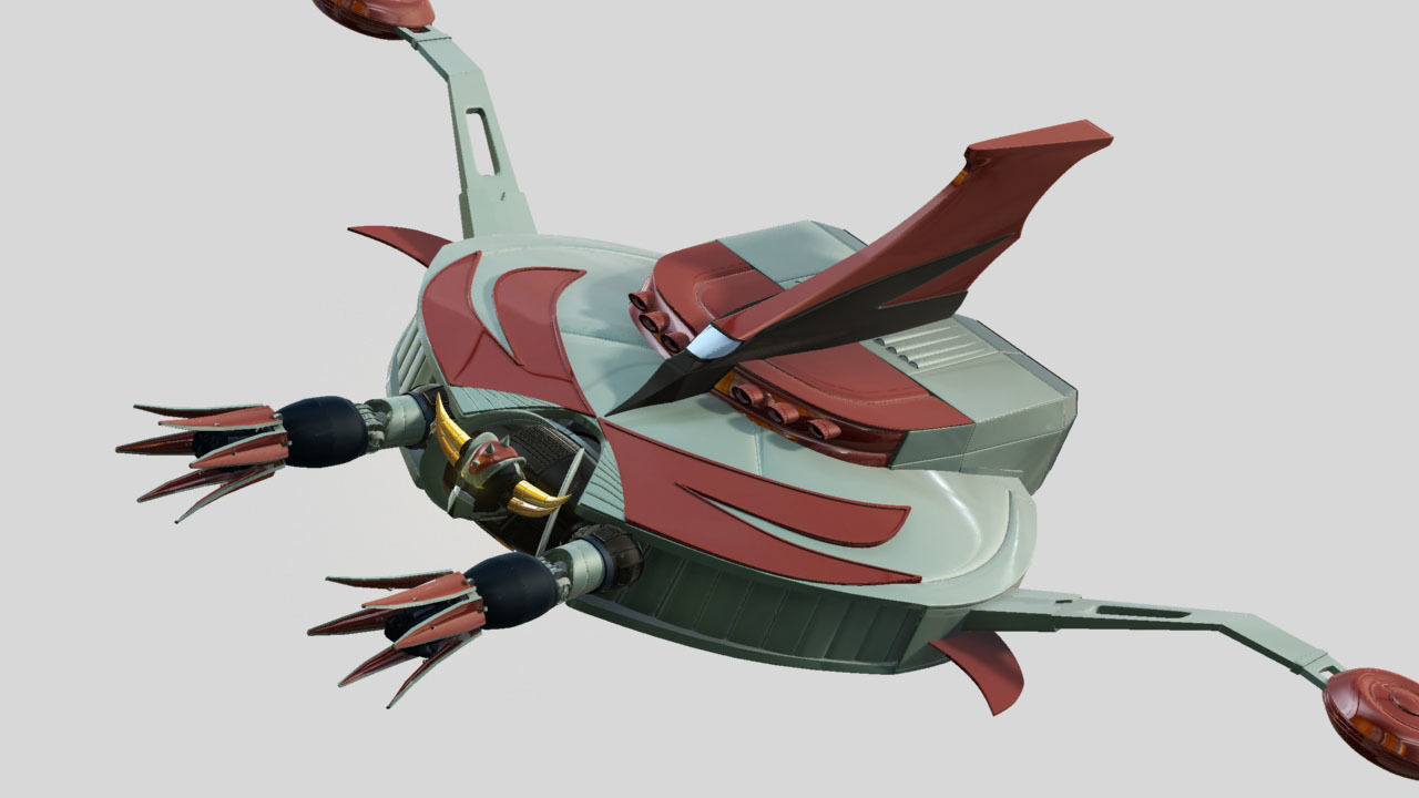 Grendizer 3D model sci-fi gun 3D model_23