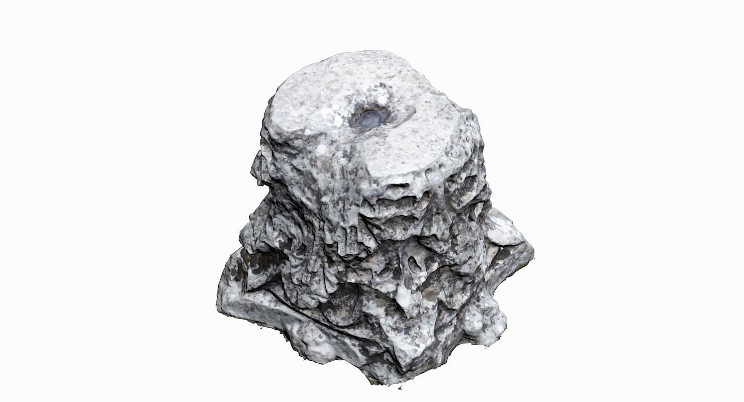 Ancient Ruin Low-poly 3D model_5