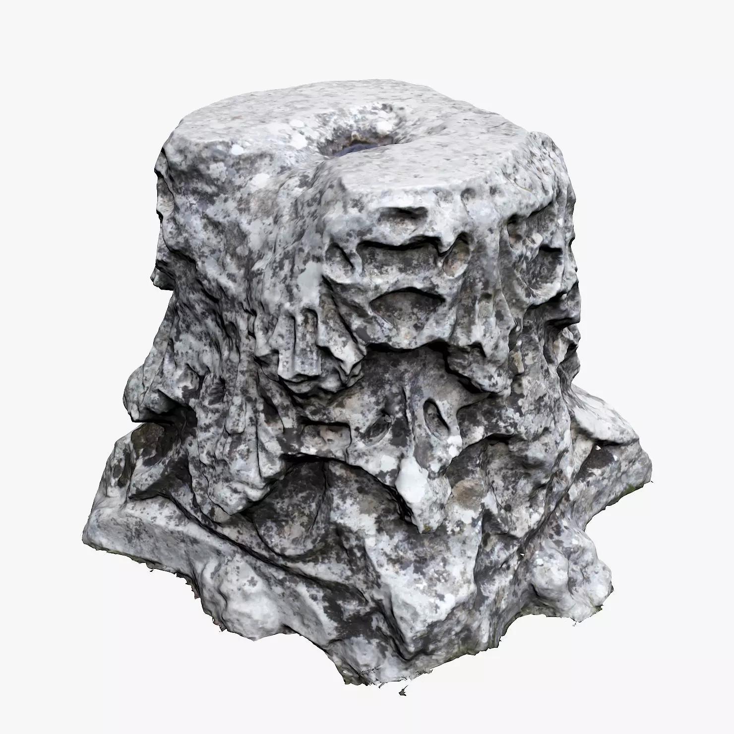 Ancient Ruin Low-poly 3D model_0