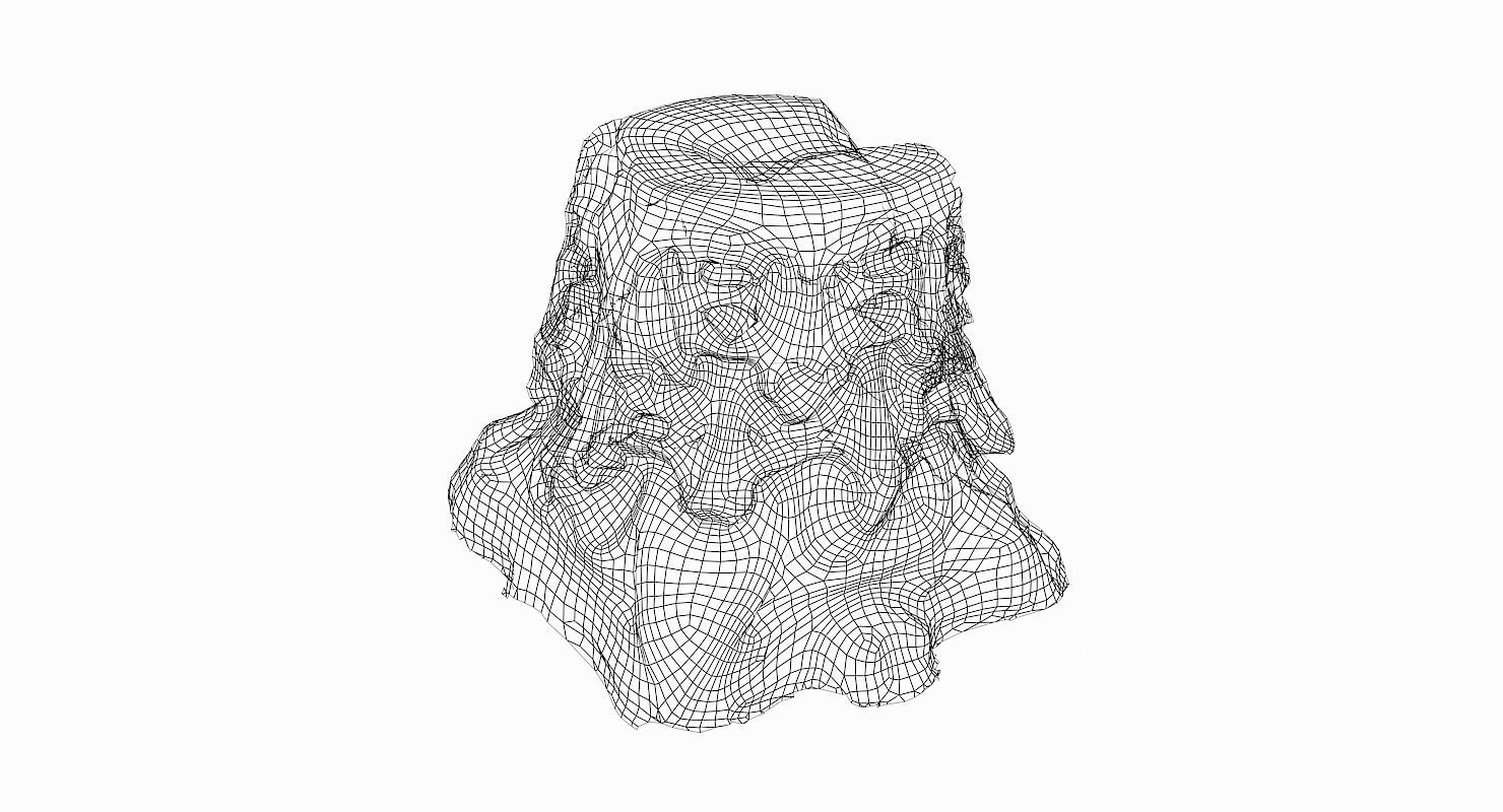 Ancient Ruin Low-poly 3D model_7