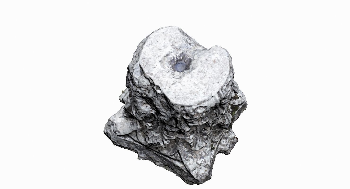 Ancient Ruin Low-poly 3D model_6