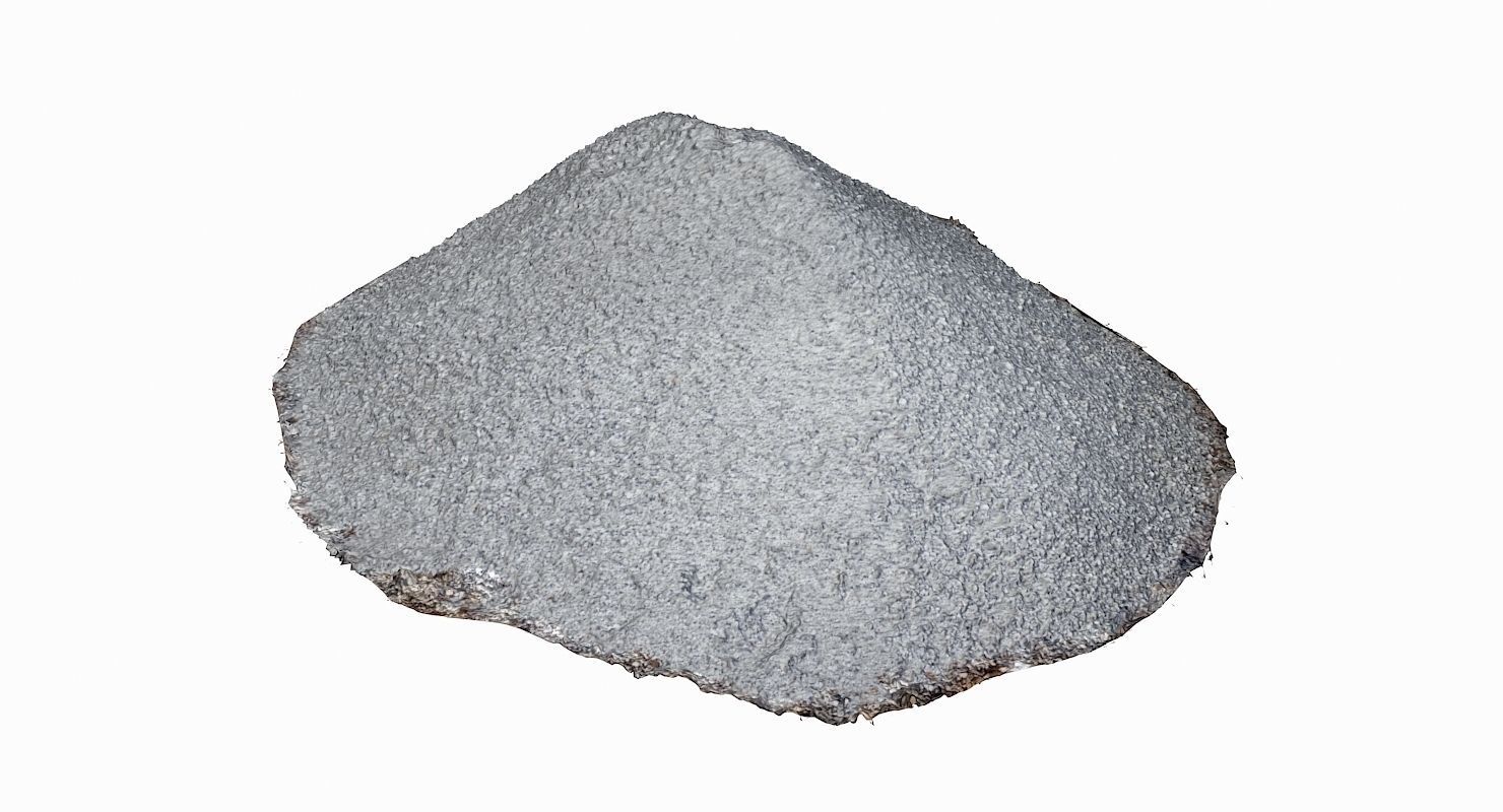 Gravel Hill Low-poly 3D model_1