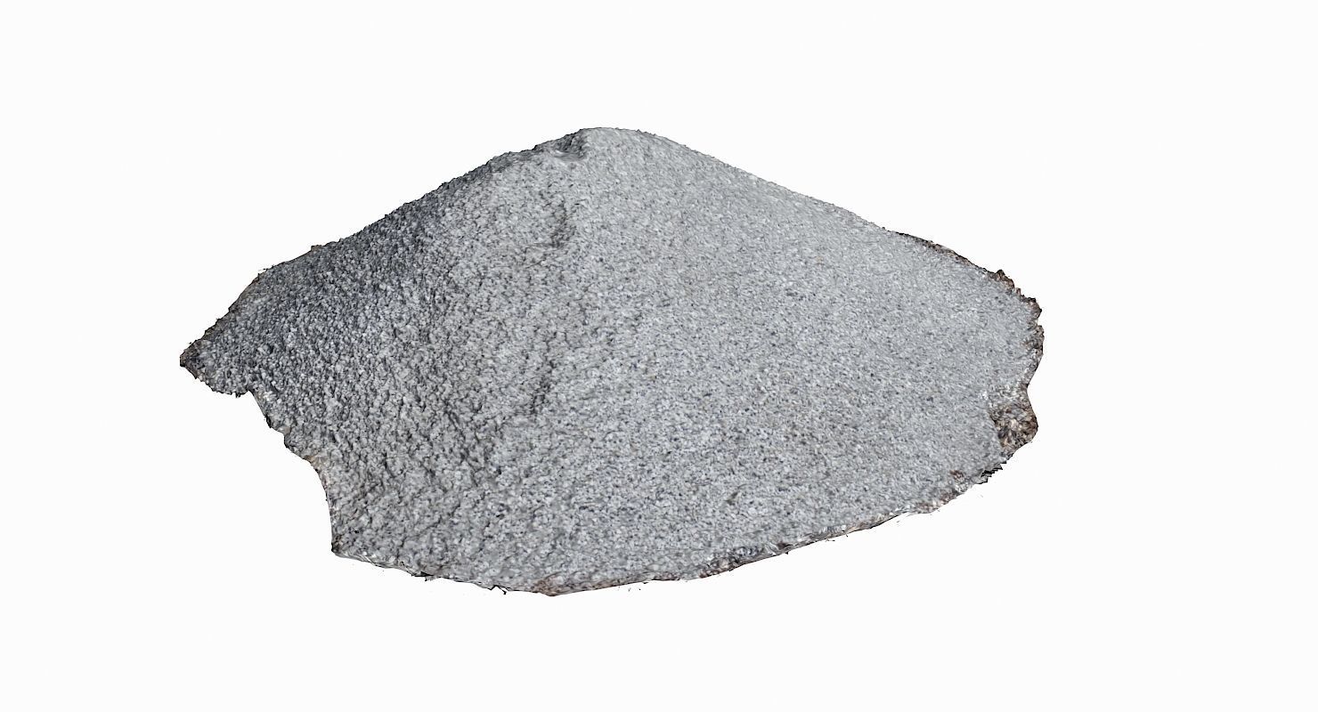 Gravel Hill Low-poly 3D model_4