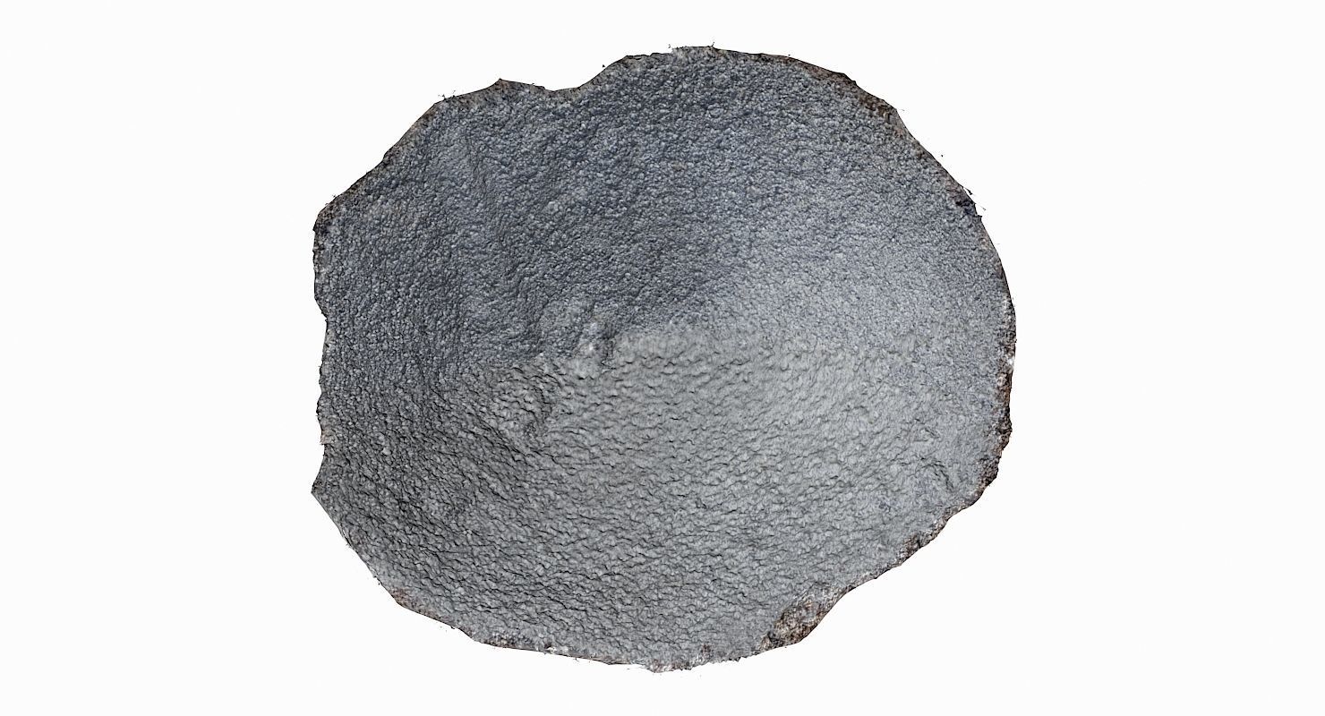 Gravel Hill Low-poly 3D model_5